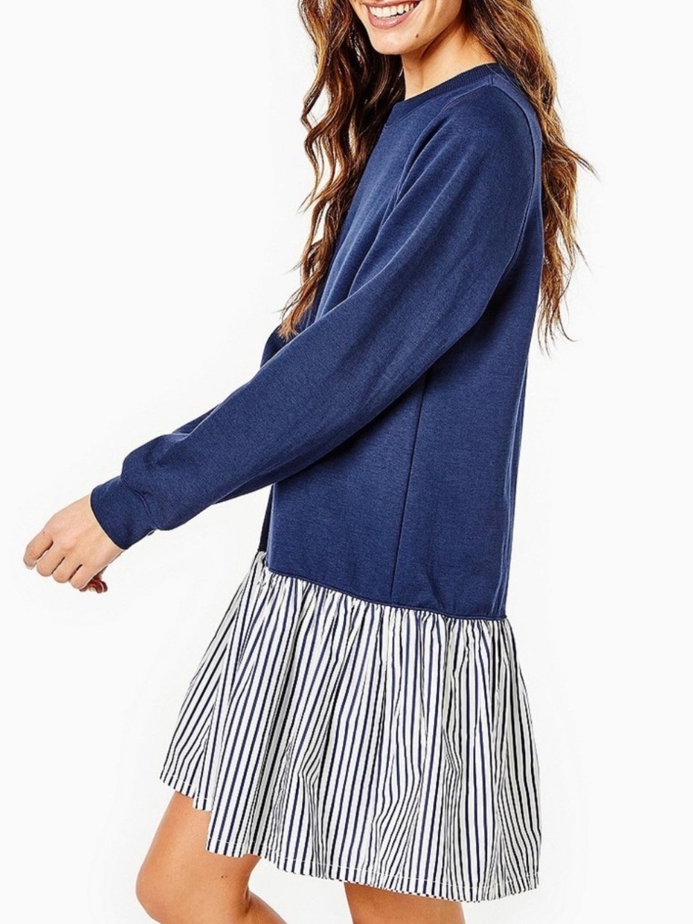 Addison Bay Drop Waist Sweatshirt Active Dress